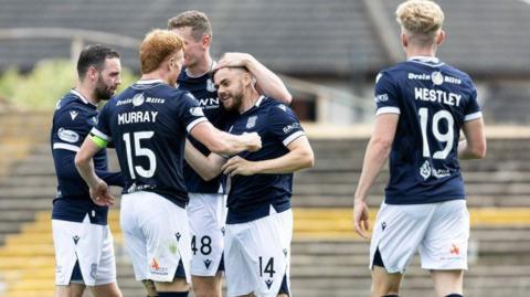 Dundee lead at home to Clyde