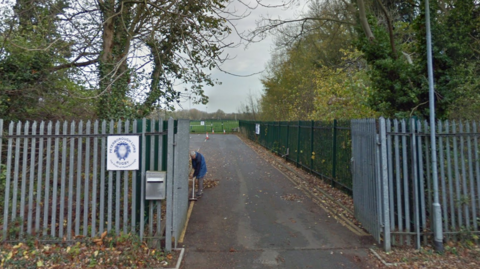 Entrance of the Peterborough Lions Rugby Club 