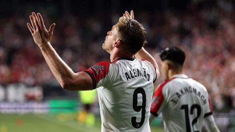 Alemao opens the scoring for Rayo Vallecano 