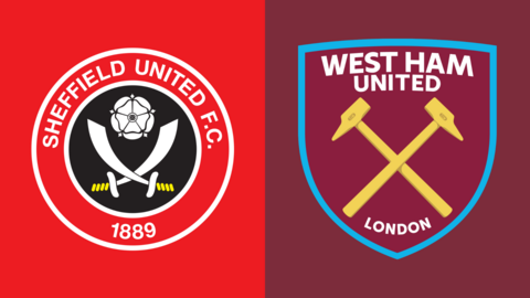 Sheffield United v West Ham United fixture graphic