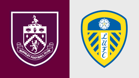 Burnley and Leeds United emblems