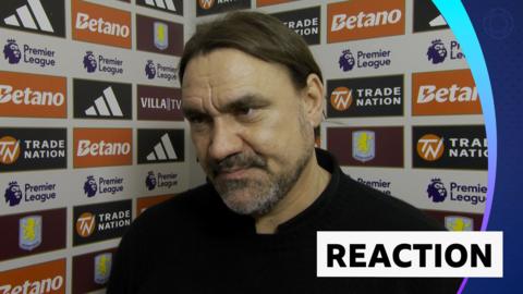 Leeds United manager Daniel Farke in post match interview