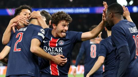 PSG celebrate