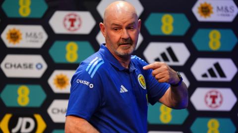 Scotland head coach Steve Clarke