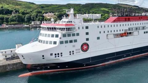 The Manxman in Douglas Harbour