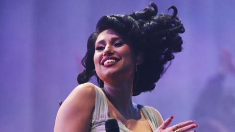 Raye performing at Radio 1's Big Weekend on 25th May 2024