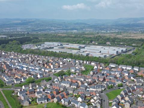 A view of Parc Prison