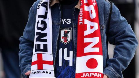 England and Japan scarf