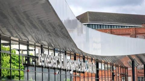 The signage on St Margaret's Bus Station in Leicester