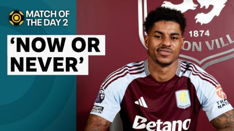 Marcus Rashford signs for Aston Villa on loan