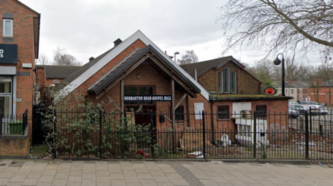 A photograph of the Normanton Road Gospel Hall that could be transformed under the plans