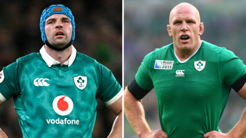 Tadgh Beirne and Paul O'Connell