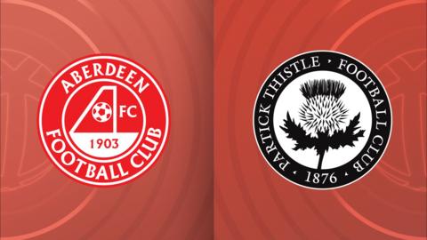 Aberdeen and Partick Thistle badges