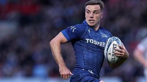 Sale Sharks George Ford makes a break 