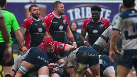 Action from Cornish Pirates against Coventry