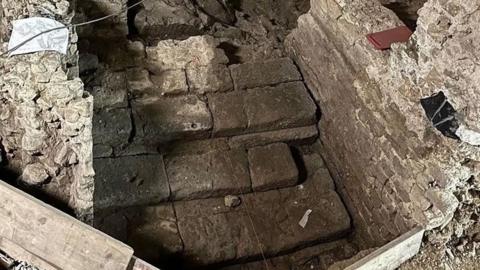 A rare Roman staircase 