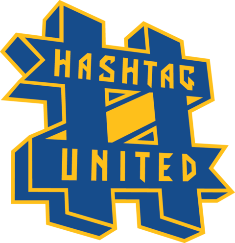 Hashtag United badge