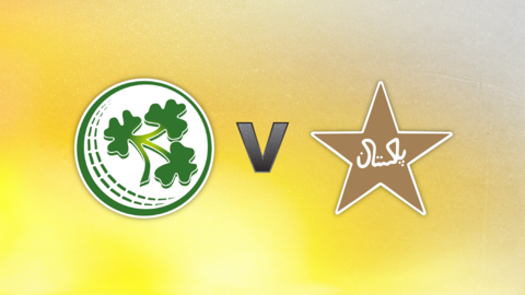 Ireland v Pakistan badge graphic