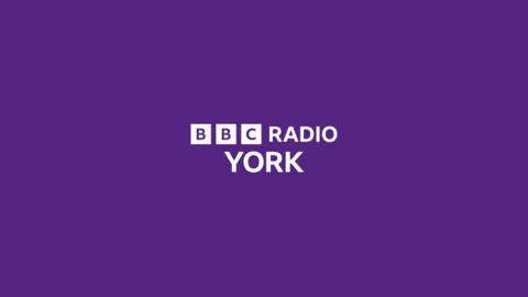 BBC Radio York logo on a purple background