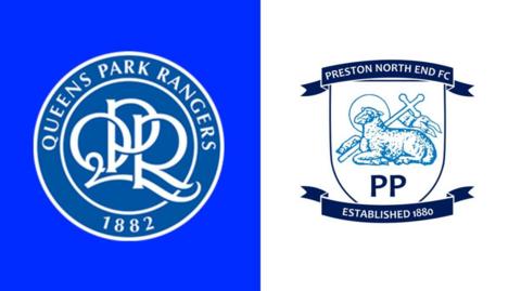 QPR v Preston badges