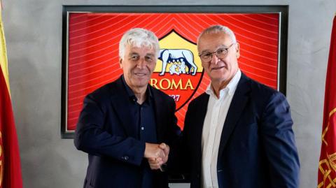 Gian Piero Gasperini and Claudio Ranieri