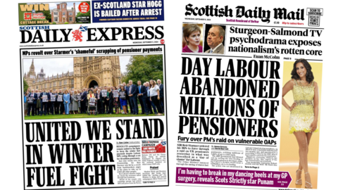 Scottish Daily Express and Scottish Daily Mail