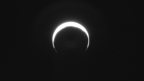 Photo of Mars taken by Psyche probe.