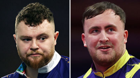 Josh Rock and Luke Littler