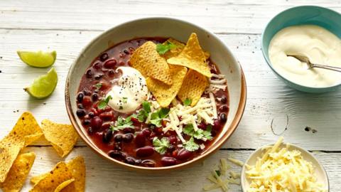 Chilli bean soup
