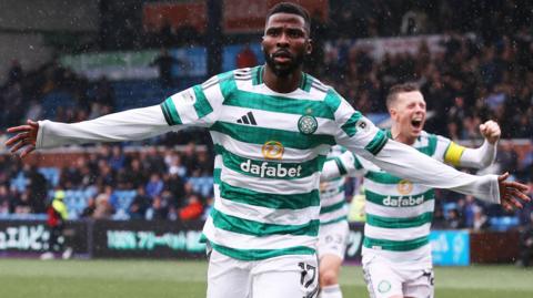 Celtic forward Kelechi Iheanacho celebrates
