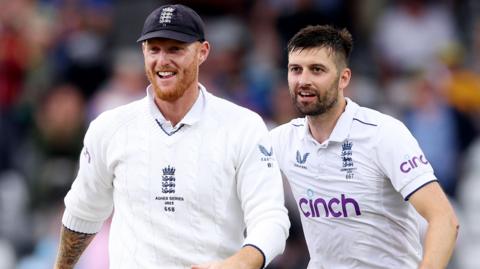 Ben Stokes and Mark Wood
