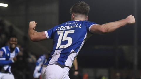 Jamie McDonnell scores for Colchester