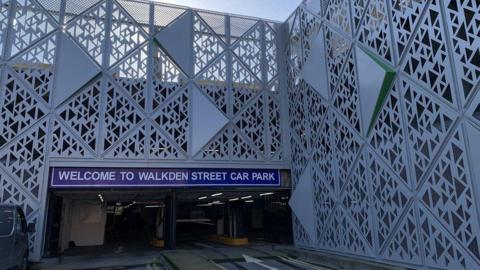 Entrance of Walkden Street car park