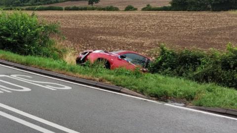 Crashed car