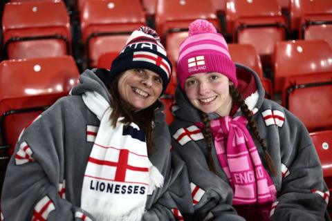 England fans before the match