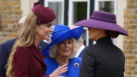 Princess of Wales speaks to Camilla and Melania Trump