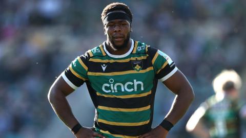 Emmanuel Iyogun of Northampton Saint