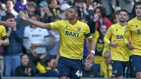 Dane Scarlett celebrates equalising late on against West Brom