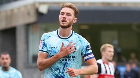Newport County captain Matt Baker