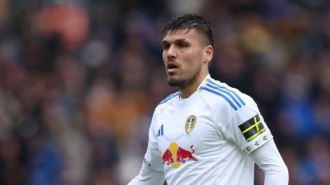 Joel Piroe in action for Leeds