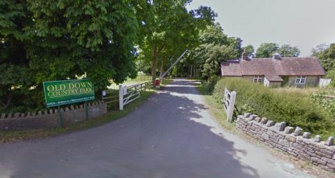 Old Down Country Park entrance