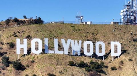 The Hollywood sign