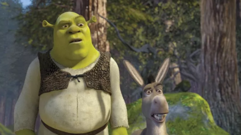 Shrek and Donkey