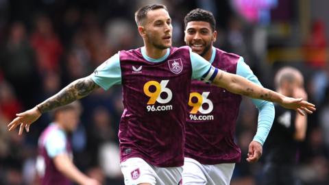 Josh Brownhill playing for Burnley