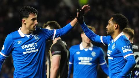 Rangers celebrate