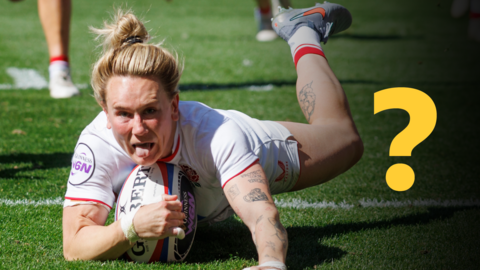 Meg Jones scores a try