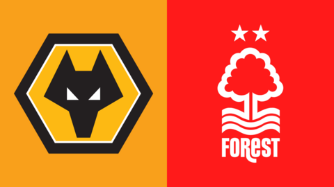 Wolves and Nottingham Forest club badges