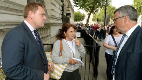 Will Quince, Wendy Brading and Sir Bernard Jenkin