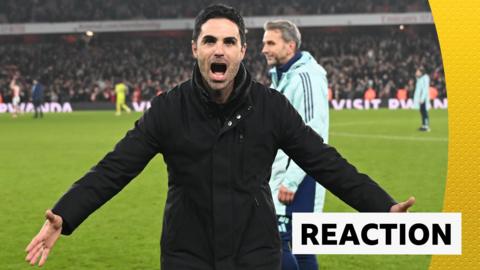 Arsenal were sensational in Spurs win – Arteta. Video  00:01:29Arsenal were sensational in Spurs win – Arteta