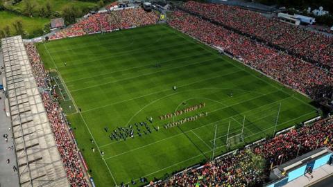 Overview of St Tiernach's Park in Clones